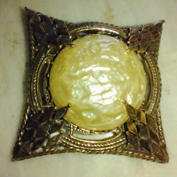 Brooch Signed by Robert Graham Vtg Retro Era, circa mid-20th century - Picture 7 of 16